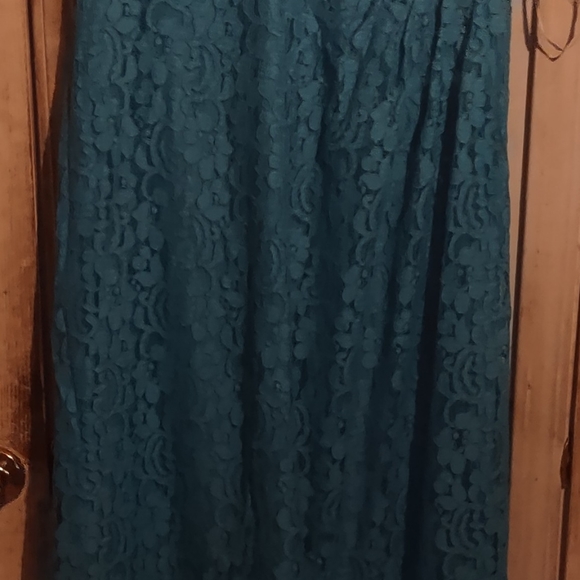 Blue bridesmaid dress. - Picture 1 of 2